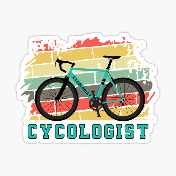 Ciclopatico Frase Ciclista Divertente Bici Uomo Simpatica Gravel Bike  Sticker for Sale by grinta2021