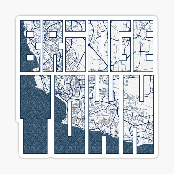 Item preview, Bridgetown City Map of Barbados - Coastal designed and sold by deMAP.