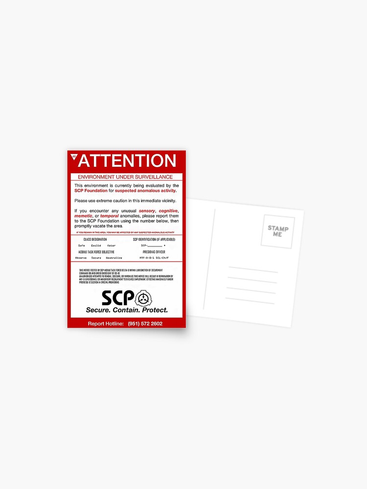 SCP Foundation Recruitment Poster Poster for Sale by VoyagerOfTime