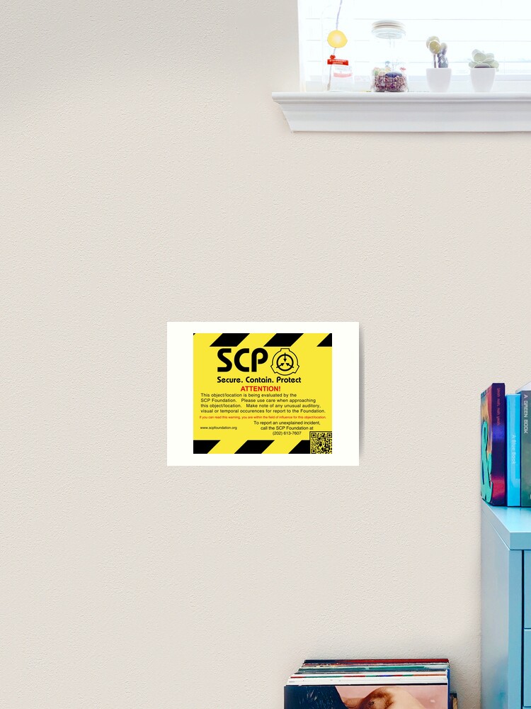 SCP Yellow Sign Poster by Raildur