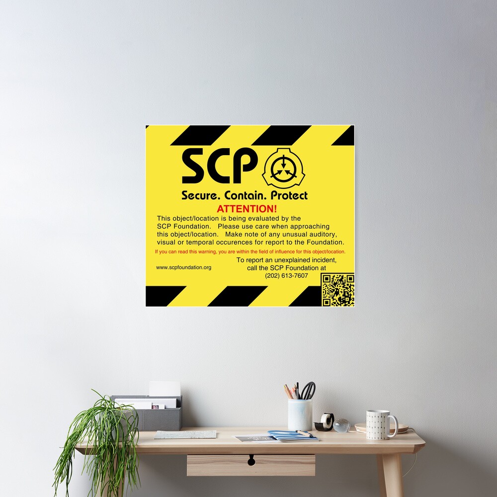 SCP Yellow Sign Poster by Raildur