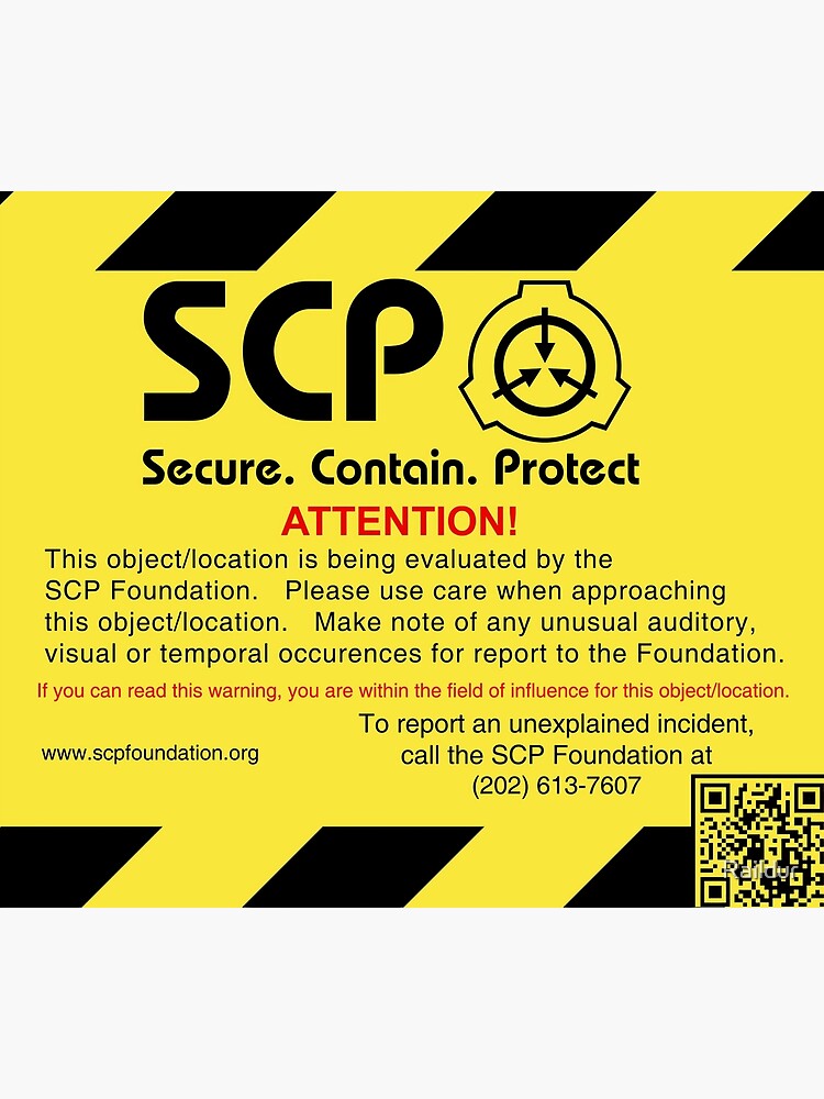 SCP Foundation Document | Metal Print