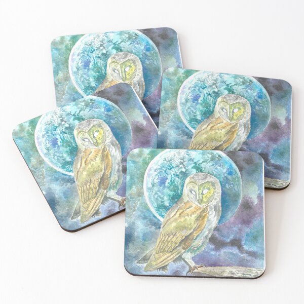 Item preview, Owl and Moon designed and sold by Lazaros Kalogirou.