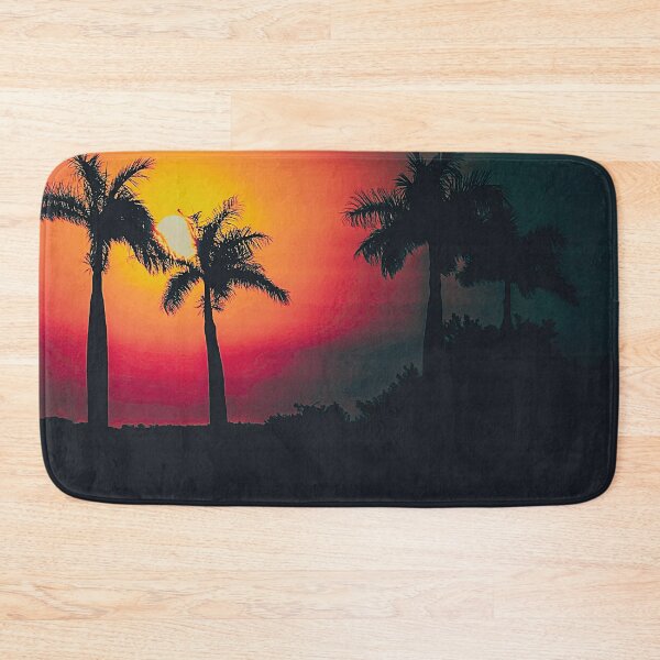 Item preview, sunset palmtrees designed and sold by cutecrazytshirt.