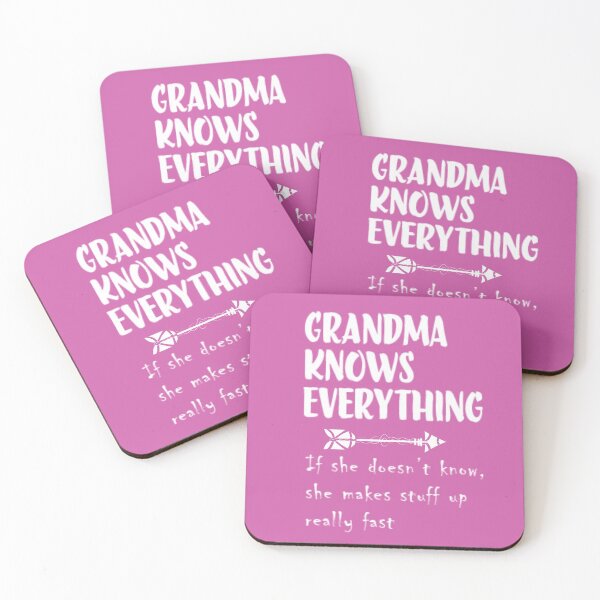 Item preview, Grandma Knows Everything, Funny Grandma designed and sold by Loyaltees Apparel.
