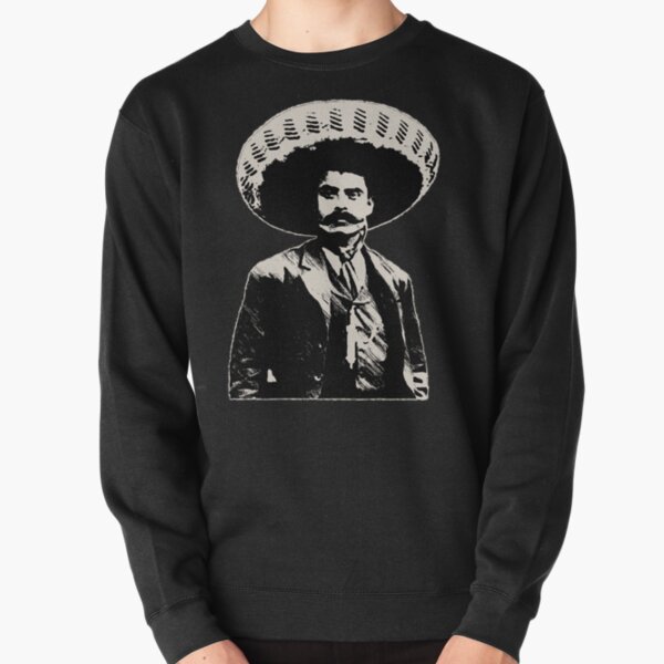 Emiliano Zapata - bicroma negro / crema blanco Sudadera sin capucha