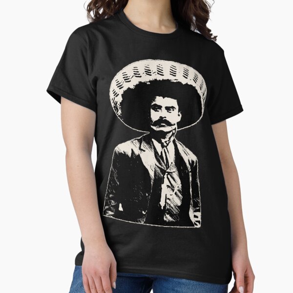 Item preview, Emiliano Zapata - bichrome black / creme-white designed and sold by Bela-Manson.