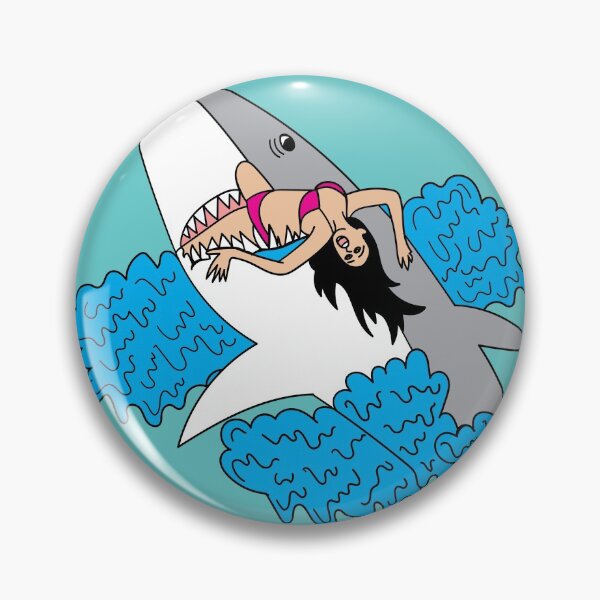 Item preview, Retro Vintage Shark Fish Nature designed and sold by flofin.