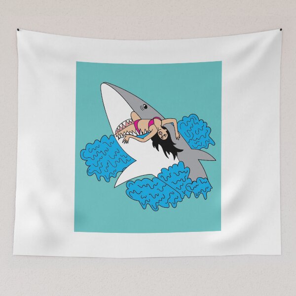 Item preview, Retro Vintage Shark Fish Nature designed and sold by flofin.