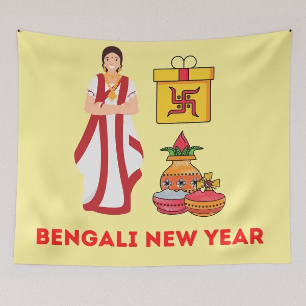 Artikelvorschau, Bengali Neujahr entworfen und verkauft von BhavyaBathla.