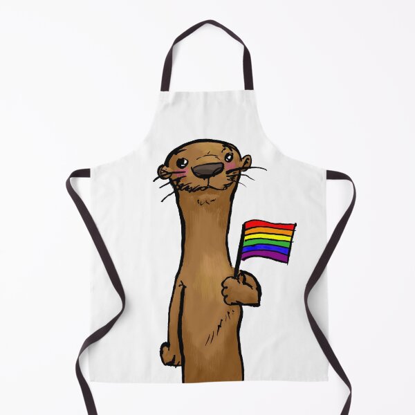 Item preview, Gay Pride Otter designed and sold by conceptcreature.