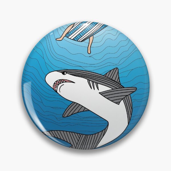 Item preview, Retro Vintage Shark Fish Nature designed and sold by flofin.