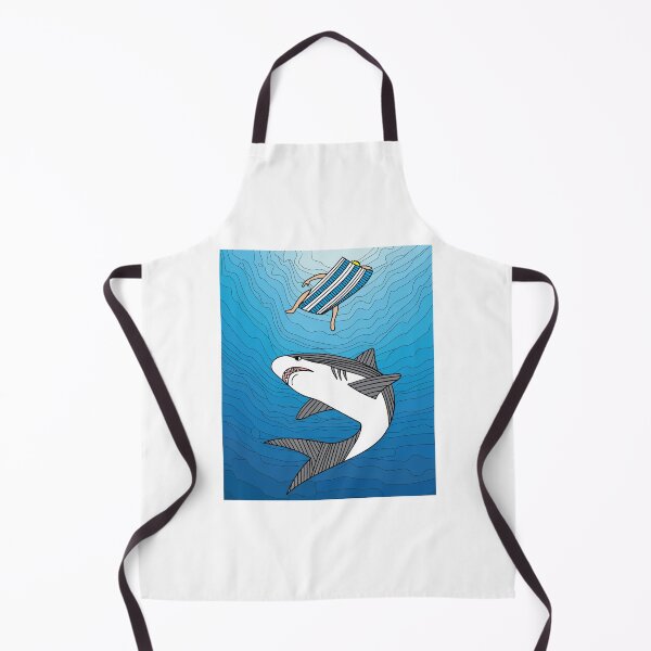 Item preview, Retro Vintage Shark Fish Nature designed and sold by flofin.