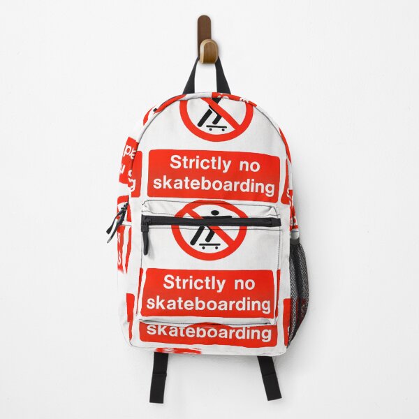 Item preview, Strictly No Skateboarding Sign designed and sold by LizzieMaher.