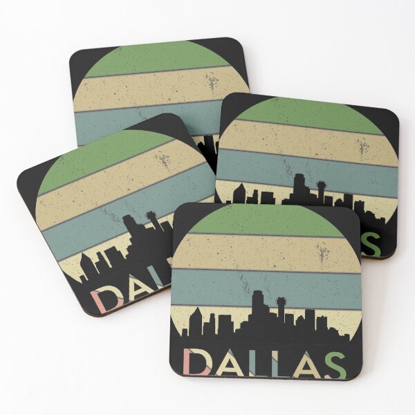 Item preview, Dallas vintage design, silhouette design, sunset design, atlanta skyline designed and sold by greatatlas.