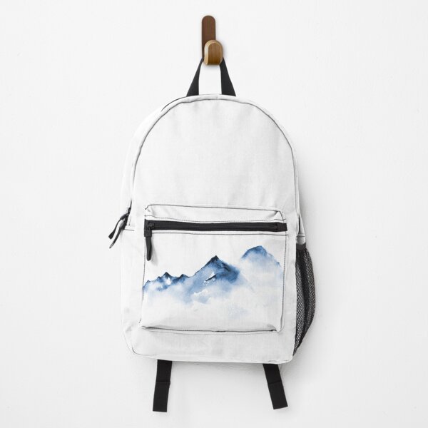 Item preview, Watercolor mountains ink art designed and sold by AznavourByKarin.