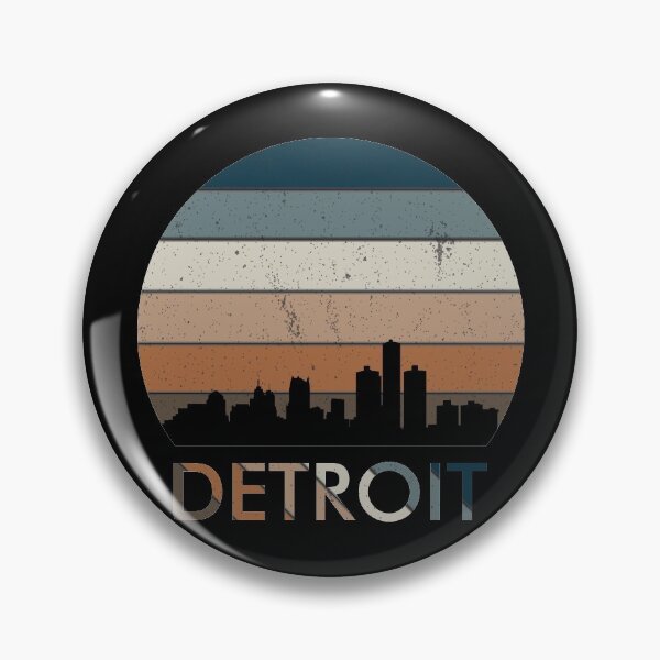 Item preview, Detroit vintage design, silhouette design, sunset design, atlanta skyline designed and sold by greatatlas.