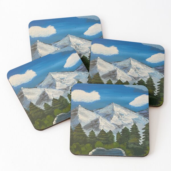 Item preview, Snowy mountains designed and sold by Dianas-artshop.