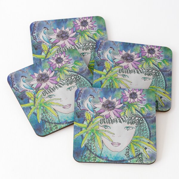 Item preview, PASSIFLORA SOPHIE QUEUNIEZ designed and sold by SophieQueuniez.