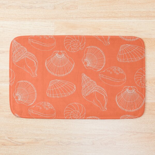Item preview, Shells on Papaya designed and sold by Quick Brown Fox Canada.