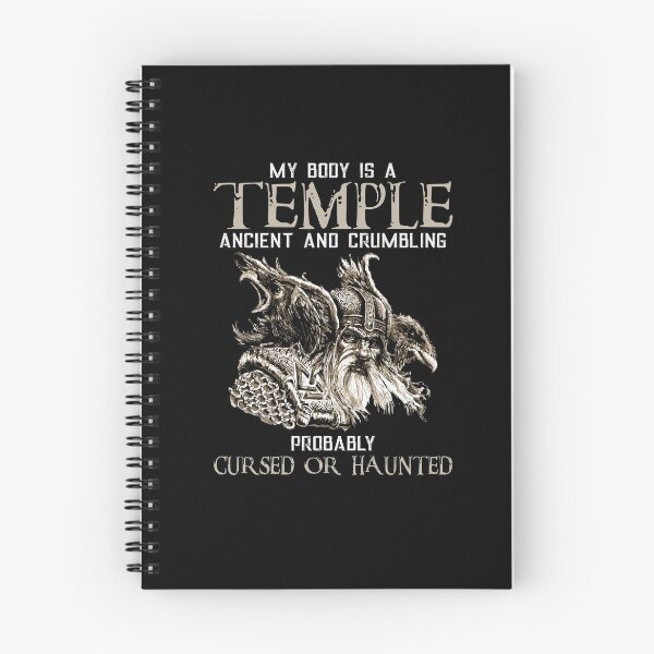 Item preview, My Body Is A Temple Ancient Crumbling Probably Cursed designed and sold by Dressed For  Duty.