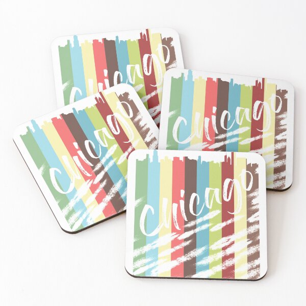Item preview, Chicago Skyline In Retro designed and sold by mbogarin-0412.
