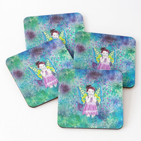 Item preview, BUTTERFLY GIRL SOPHIE QUEUNIEZ designed and sold by SophieQueuniez.