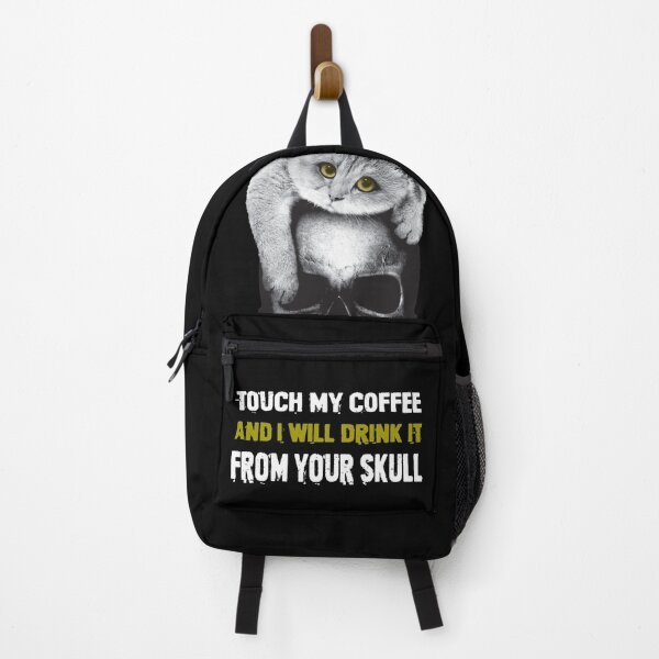 Item preview, Touch My Coffee Gothic Cat designed and sold by Anzarr.