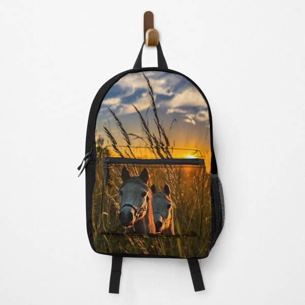 Item preview, Horses on a meadow at sunset designed and sold by Branka.