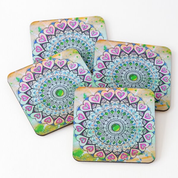 Item preview, Heart Mandala designed and sold by Artcartstart.