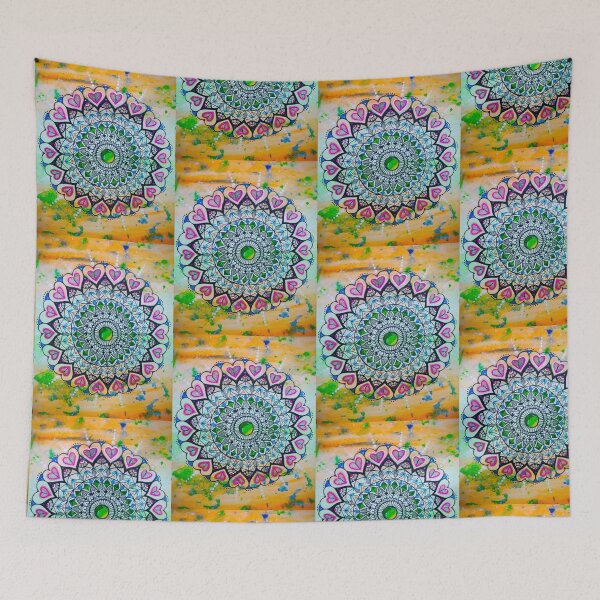 Item preview, Heart Mandala designed and sold by Artcartstart.