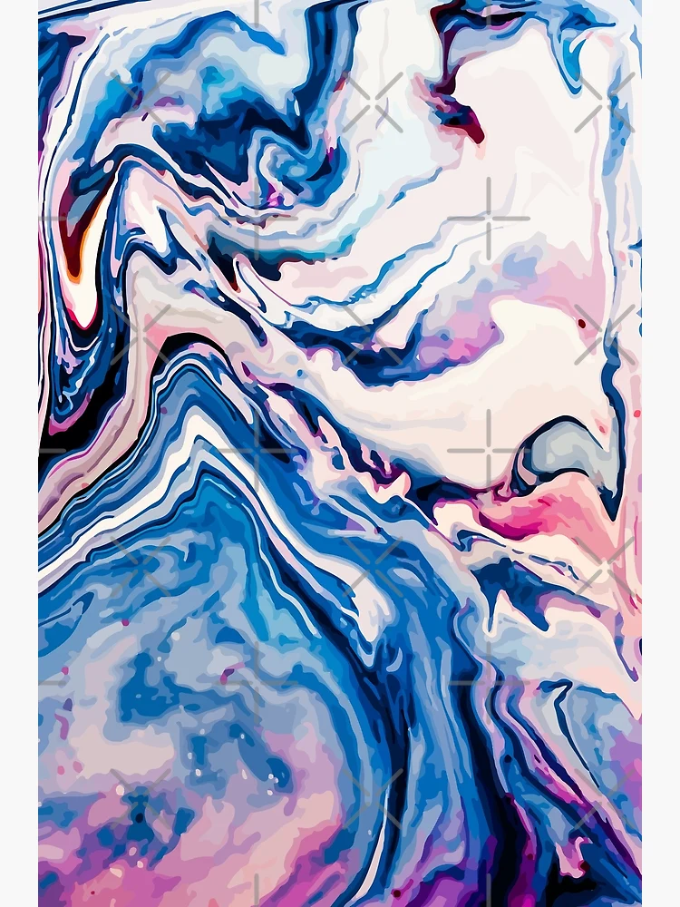 Copy of Marble effect painting art | Poster