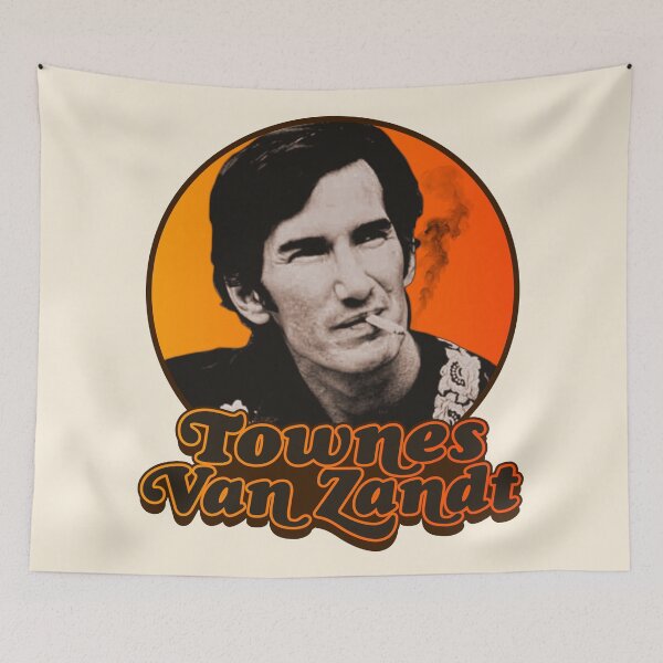 Item preview, Townes Van Zandt ))(( Retro Outlaw Country Tribute designed and sold by acquiesce13.