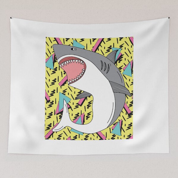Item preview, Retro Vintage Shark Fish Nature designed and sold by flofin.