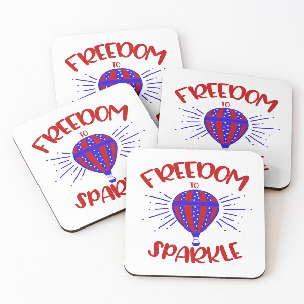 Item preview, Freedom to Sparkle - 4 de julio Día de la Independencia designed and sold by younghopes.