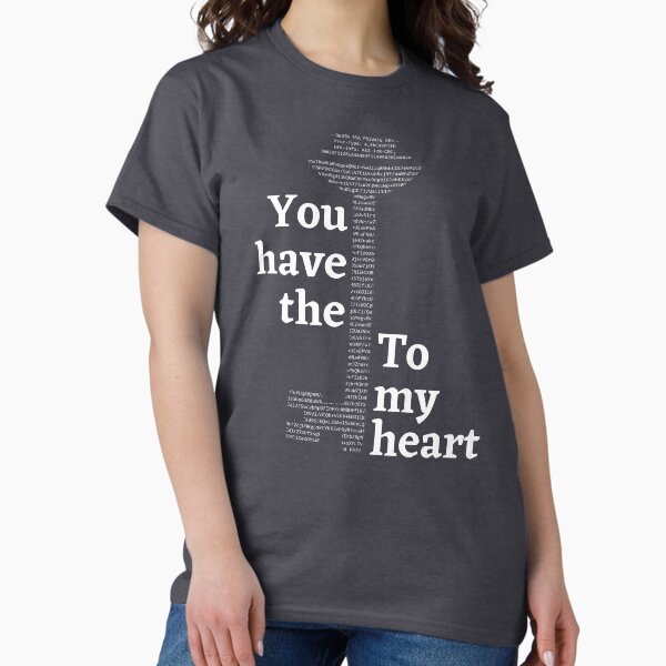 Item preview, SSH Key to my heart - for programmers designed and sold by rottenfalafeels.