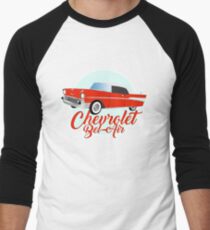 Chevy Chevrolet Muscle Car Men's Baseball ¾ T-Shirt