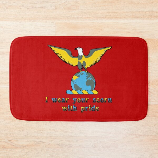 Item preview, I wear your scorn with pride (eagle) designed and sold by SolidEarthArt.