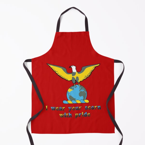 Item preview, I wear your scorn with pride (eagle) designed and sold by SolidEarthArt.
