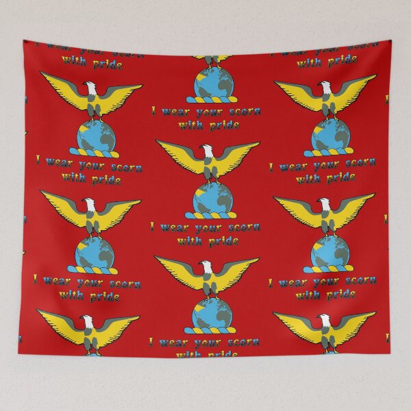 Item preview, I wear your scorn with pride (eagle) designed and sold by SolidEarthArt.