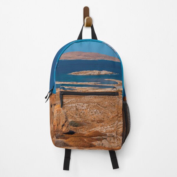 Item preview, Blue and Yellow Mediterranean Landscape - Delos, Greece designed and sold by JarbasVisuals.