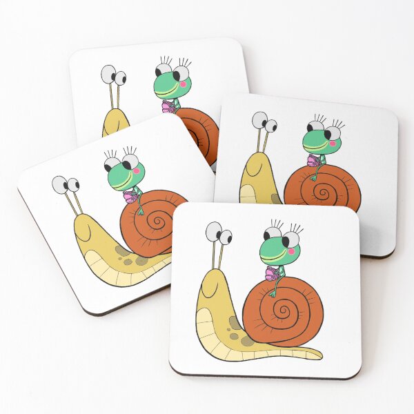Item preview, Little frog and snail designed and sold by Shoppy2.