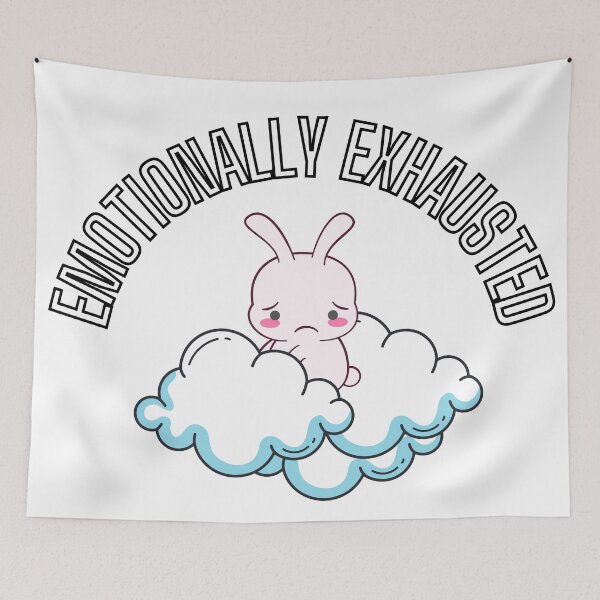 Item preview, Bunny Emotionally exhausted designed and sold by Yellowsprint.