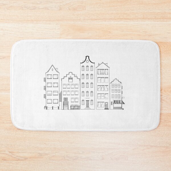 Item preview, Dutch houses in street Amsterdam Holland designed and sold by StudioHinte.