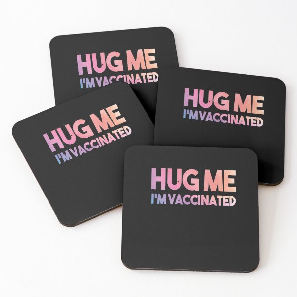 Item preview, Hug Me I'm Vaccinated designed and sold by Heddar Badreddine.