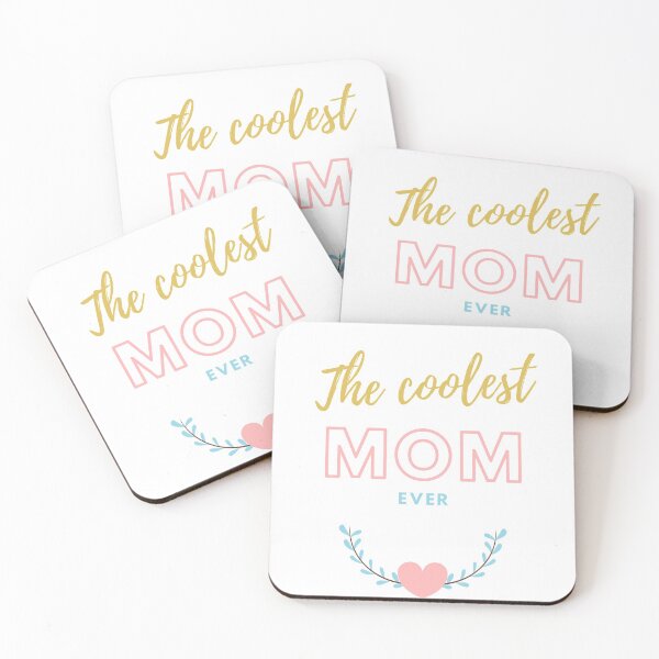 Item preview, The Coolest mom ever in white designed and sold by ForeverInColors.