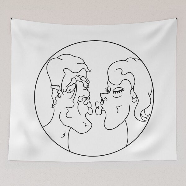 Item preview, kissing with open eyes designed and sold by theo-leynet.
