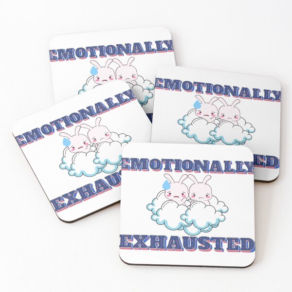 Item preview, Emotionally exhausted, bunnies  designed and sold by Yellowsprint.