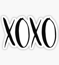 XOXO Hugs and Kisses Sticker