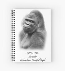 Rest in Peace, Harambe Spiral Notebook